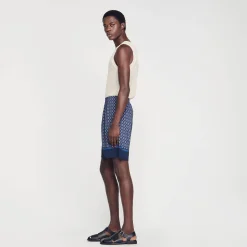 Sandro Paris Calças E Bermudas-Bermudas Estampadas