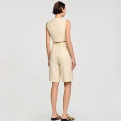 Sandro Paris Se Adequa-Bermudas Retas