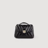 Sandro Paris Bolsas De Ombro-Bolsa Acolchoada De Couro Mila