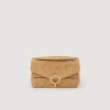 Sandro Paris Bolsas De Ombro-Bolsa De Camurca Yza