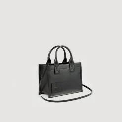 Sandro Paris Sacolas-Bolsa De Compras Pequena Em Couro Certificado