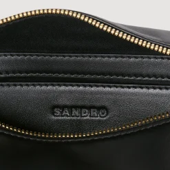 Sandro Paris Bolsas De Ombro-Bolsa De Couro