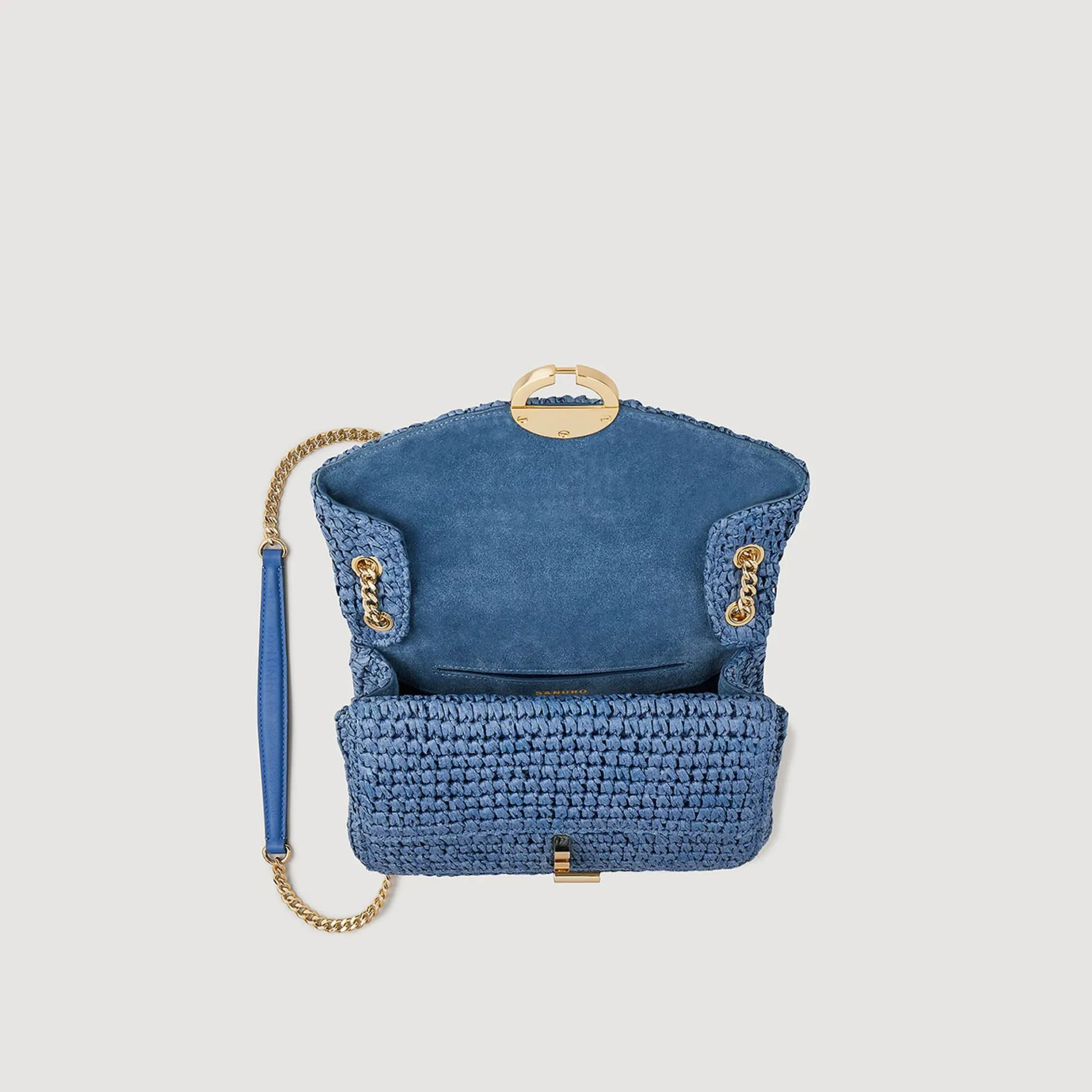 Sandro Paris Bolsas De Ombro-Bolsa De Rafia Yza