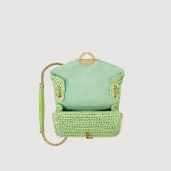 Sandro Paris Bolsas De Ombro-Bolsa De Rafia Yza
