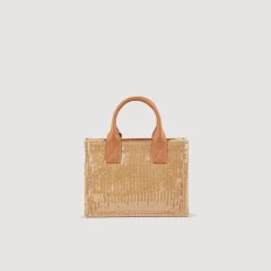 Sandro Paris Mini Bolsas-Bolsa Kasbah Pequena Com Lantejoulas