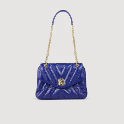 Sandro Paris Bolsas De Ombro-Bolsa Mila Acolchoada De Couro Granulado