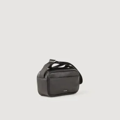 Sandro Paris Mini Bolsas-Bolsa Pequena De Couro Liso