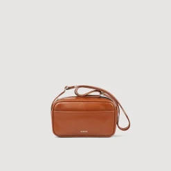 Sandro Paris Mini Bolsas-Bolsa Pequena De Couro Liso