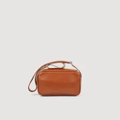 Sandro Paris Mini Bolsas-Bolsa Pequena De Couro Liso