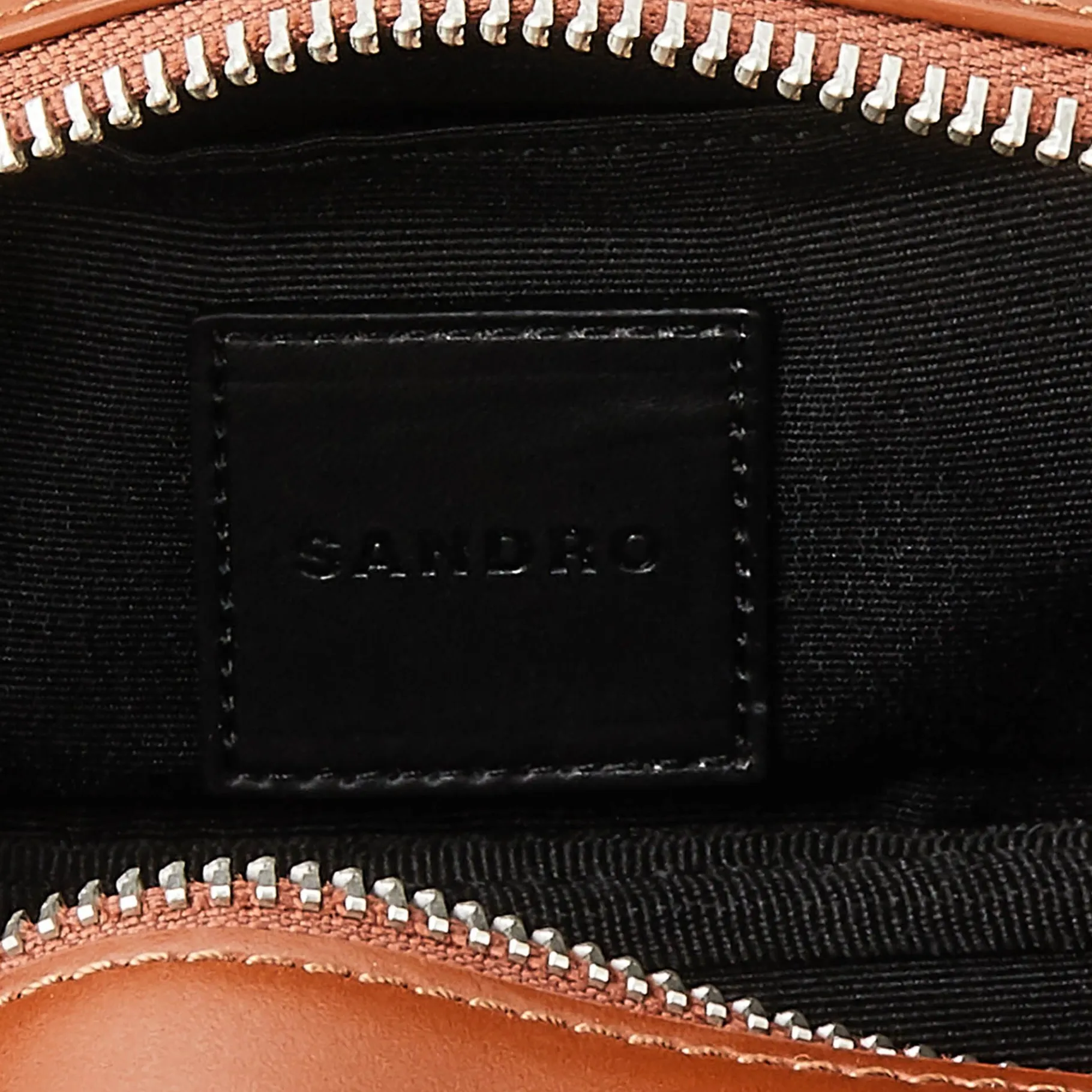 Sandro Paris Mini Bolsas-Bolsa Pequena De Couro Liso