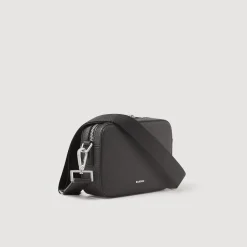 Sandro Paris Mini Bolsas-Bolsa Pequena De Couro Saffiano