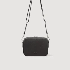 Sandro Paris Mini Bolsas-Bolsa Pequena De Couro Saffiano