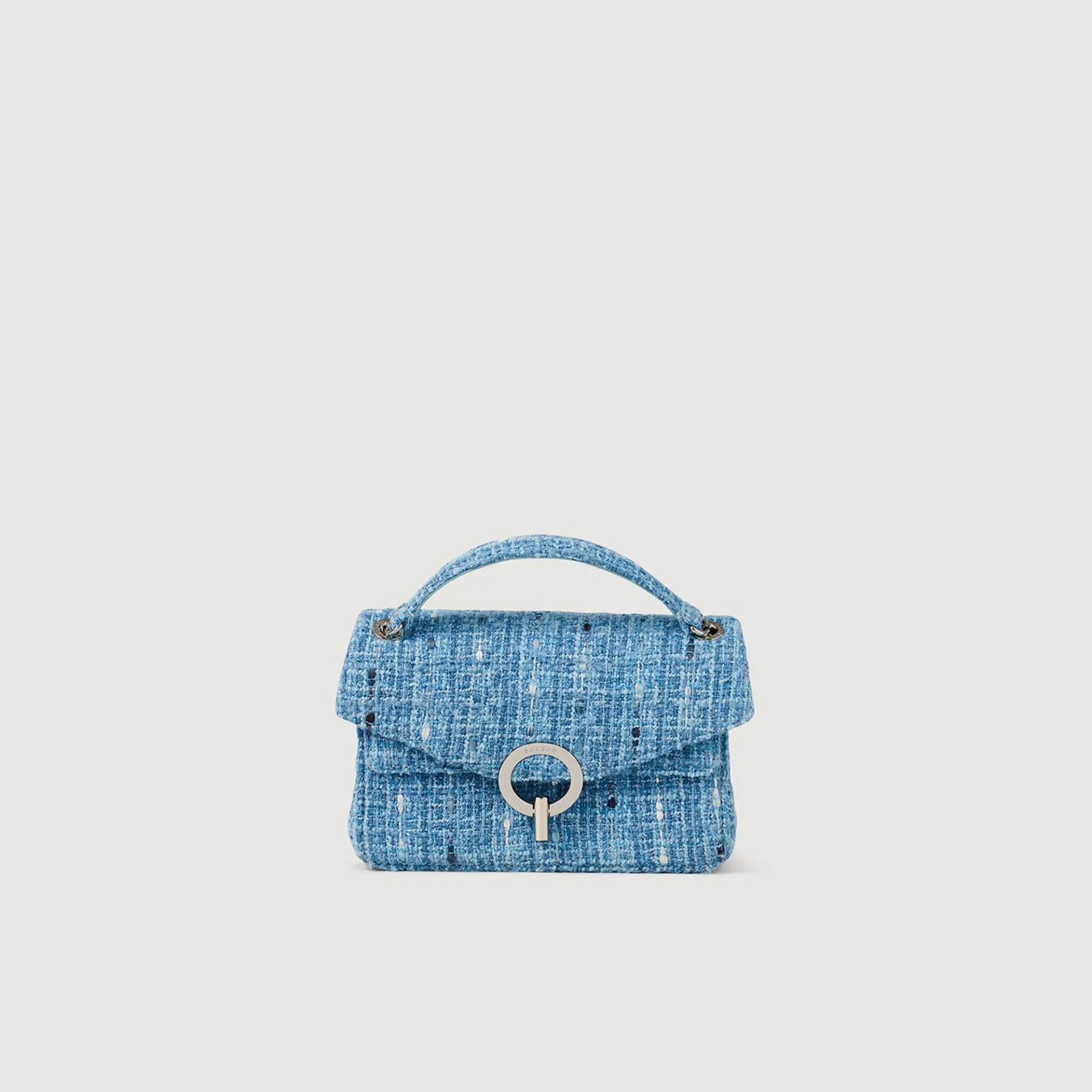 Sandro Paris Mini Bolsas-Bolsa Pequena Em Sarja Yza