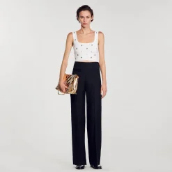 Sandro Paris Conjuntos-Bralette De Malha Com Pingentes