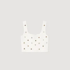 Sandro Paris Conjuntos-Bralette De Malha Com Pingentes