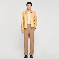 Sandro Paris Casacos E Jaquetas-Cacadora De Couro