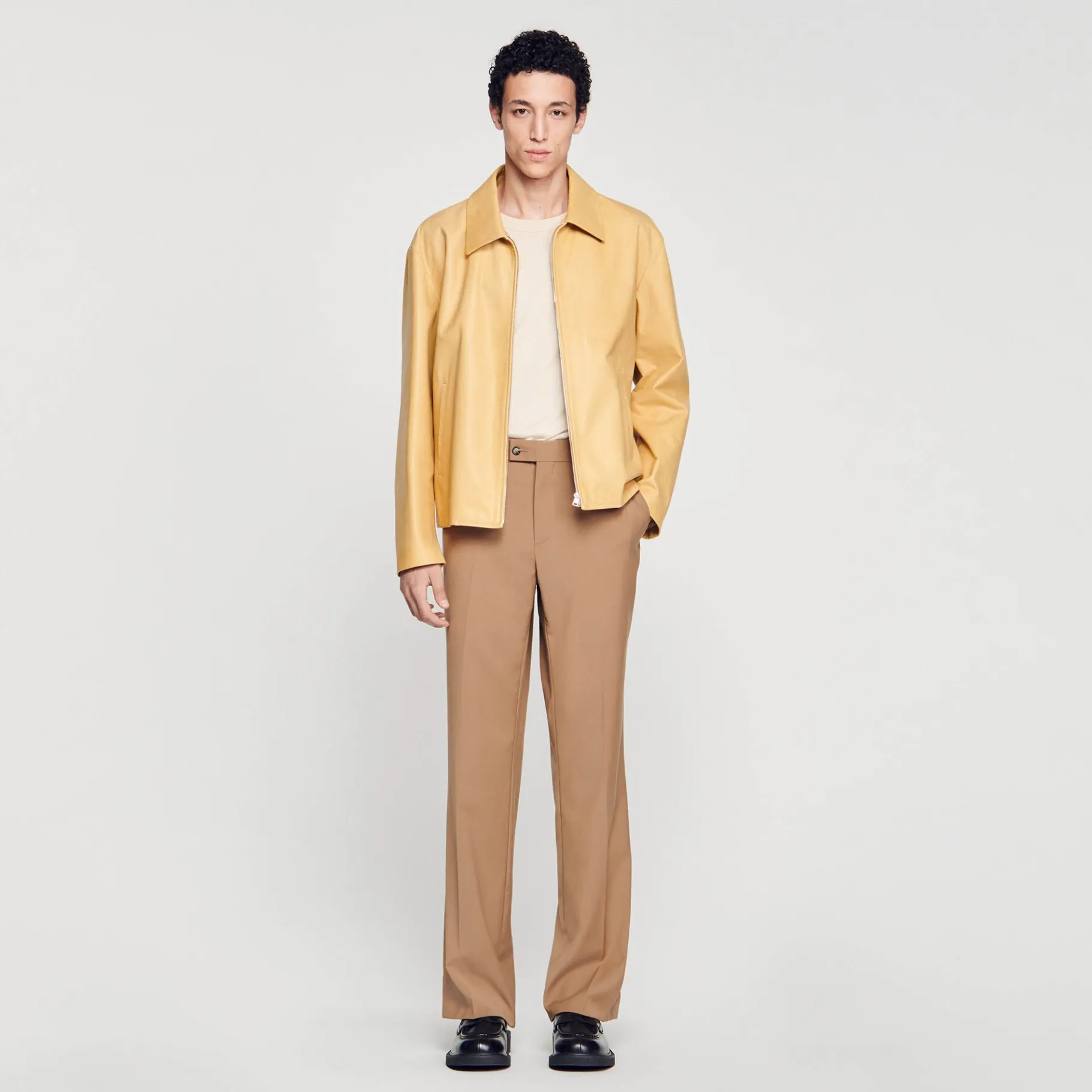 Sandro Paris Casacos E Jaquetas-Cacadora De Couro