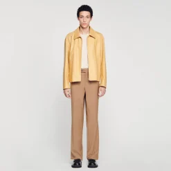 Sandro Paris Casacos E Jaquetas-Cacadora De Couro