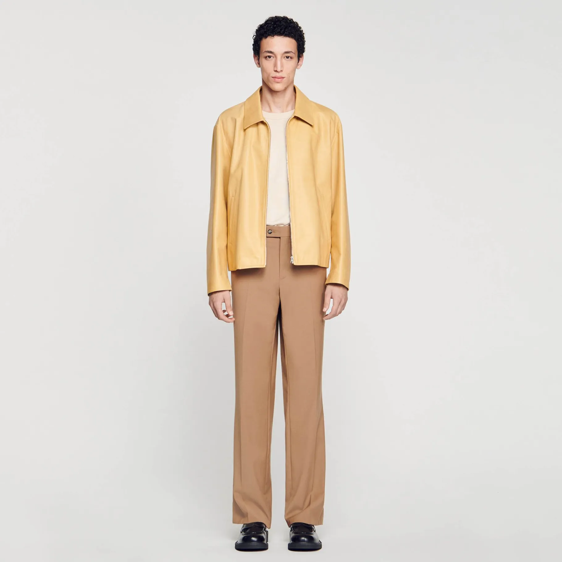 Sandro Paris Casacos E Jaquetas-Cacadora De Couro