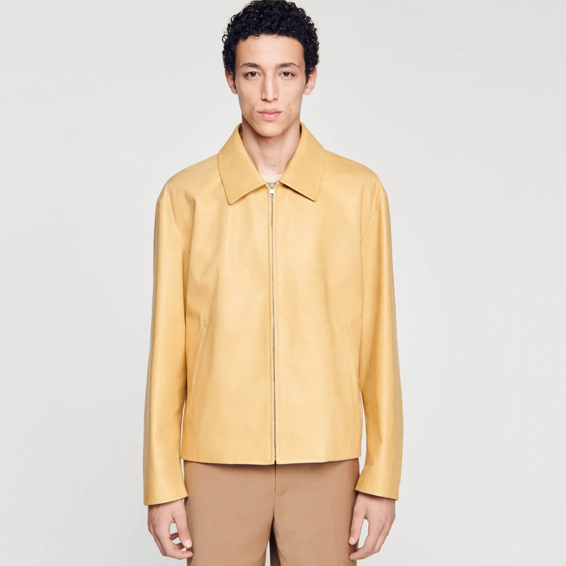 Sandro Paris Casacos E Jaquetas-Cacadora De Couro