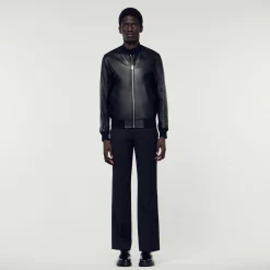 Sandro Paris Peles-Cacadora De Couro