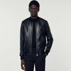 Sandro Paris Peles-Cacadora De Couro