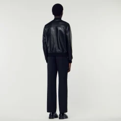 Sandro Paris Peles-Cacadora De Couro