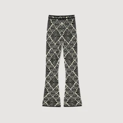 Sandro Paris Conjuntos-Calça Jacquard Com Flores