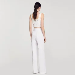 Sandro Paris Se Adequa-Calça Larga