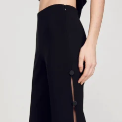 Sandro Paris Conjuntos-Calça Larga A Ceu Aberto Na Lateral