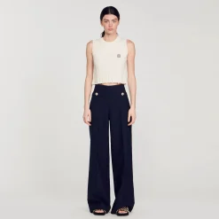 Sandro Paris Se Adequa-Calça Larga