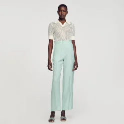 Sandro Paris Se Adequa-Calça Larga