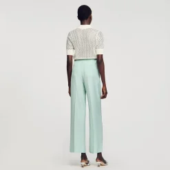 Sandro Paris Se Adequa-Calça Larga