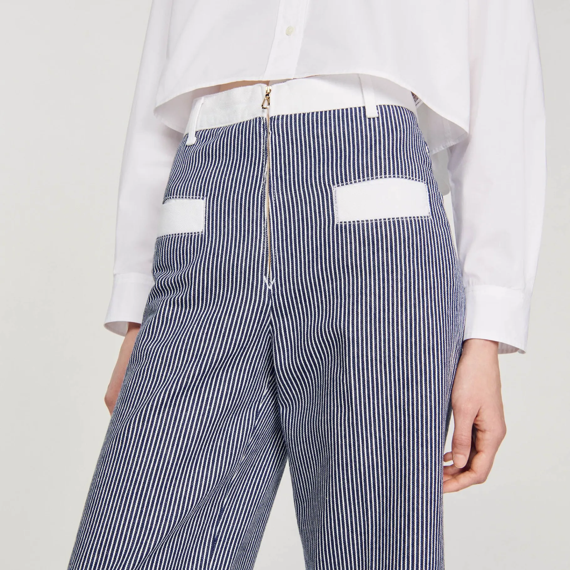 Sandro Paris Vaqueiros-Calça Listrada