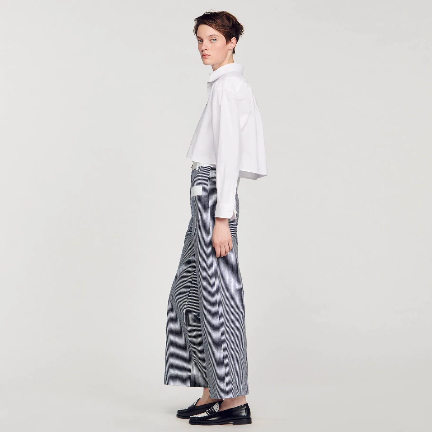 Sandro Paris Vaqueiros-Calça Listrada