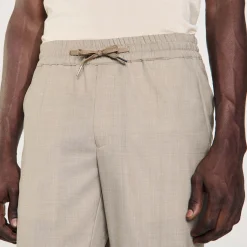 Sandro Paris Calças E Bermudas-Calças Com Cintura Elastica