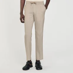 Sandro Paris Calças E Bermudas-Calças Com Cintura Elastica