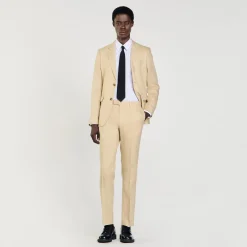 Sandro Paris Ternos E Smokings-Calças De Linho