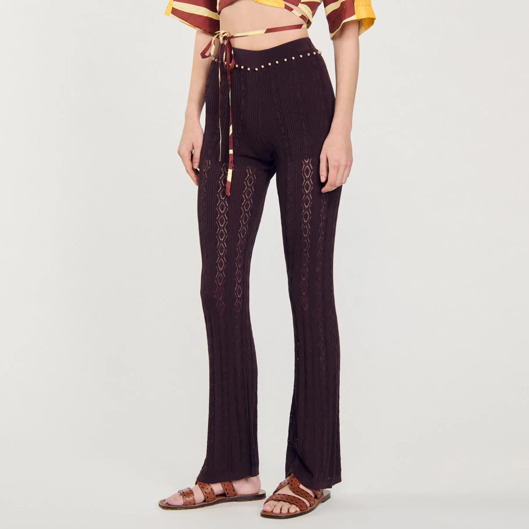 Sandro Paris Calça-Calças De Malha