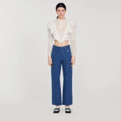 Sandro Paris Conjuntos-Calças De Malha Extravagantes