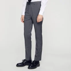 Sandro Paris Ternos E Smokings-Calças De Terno De La