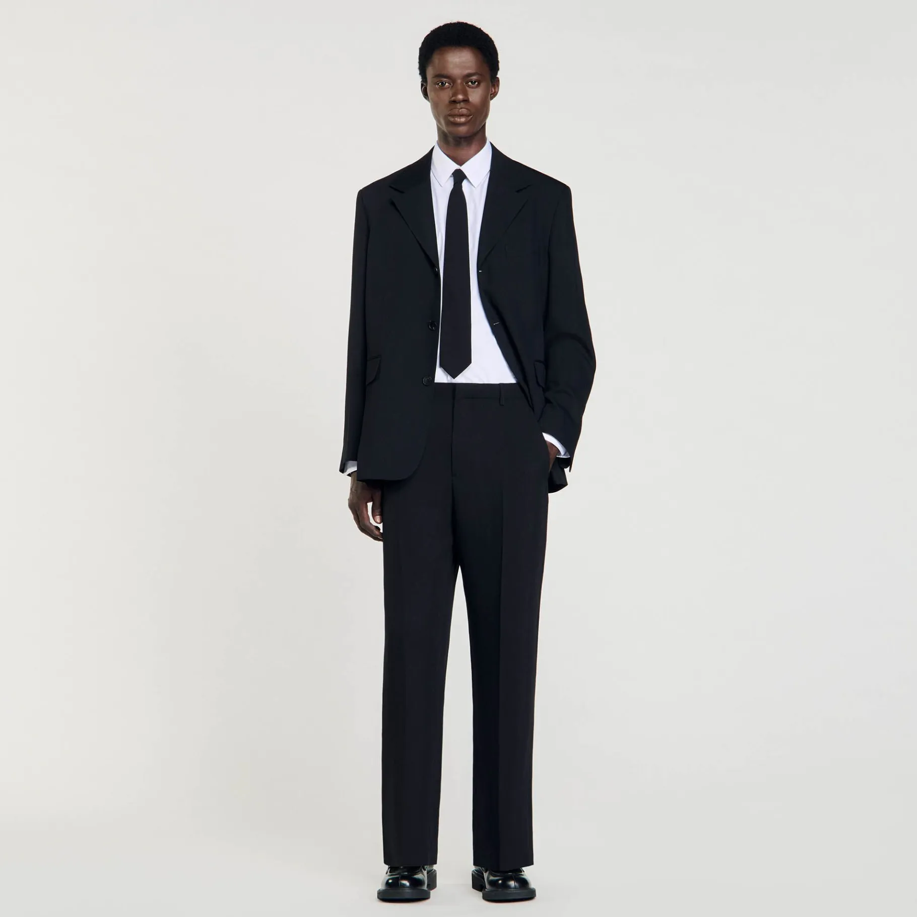 Sandro Paris Ternos E Smokings-Calças De Terno De La