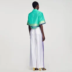 Sandro Paris Se Adequa-Calças Fluidas