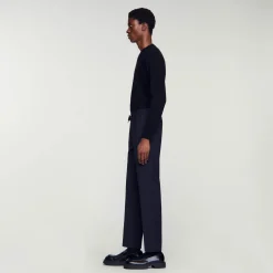 Sandro Paris Calças E Bermudas-Calças Retas Elasticas