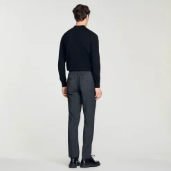 Sandro Paris Calças E Bermudas-Calças Retas Elasticas