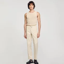 Sandro Paris Calças E Bermudas-Calças Retas Elasticas