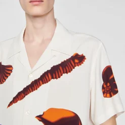 Sandro Paris Camisas-Camisa Com Estampa De Moluscos