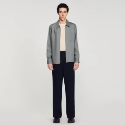 Sandro Paris Camisas-Camisa Com Ziper