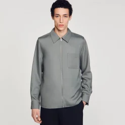 Sandro Paris Camisas-Camisa Com Ziper