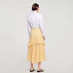 Sandro Paris Tops E Camisas-Camisa Cortada Torcida